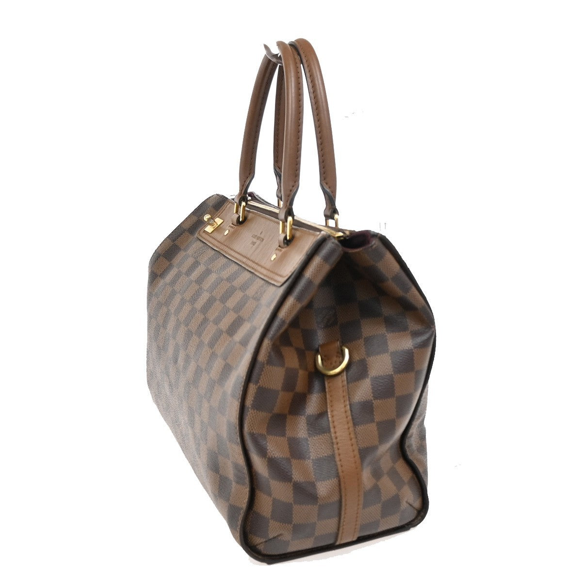 Louis Vuitton Greenwich Bag Damier, BROWN, CANVAS, Bag