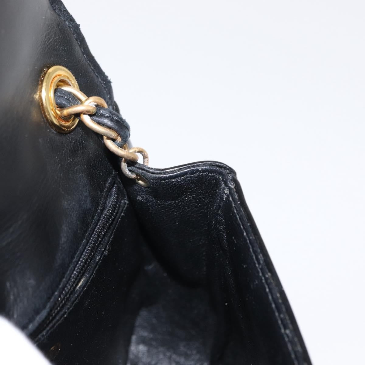 Chanel Vintage CC Stitch Flap Bag Patent, BLACK, PATENT_LEATHER, Shoulder bag