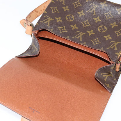 Louis Vuitton Cartouchiere Handbag Monogram Canvas, BROWN, CANVAS, Shoulder bag