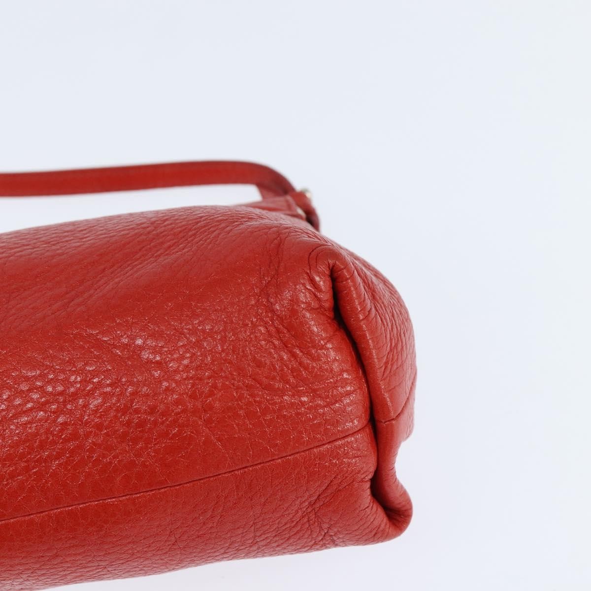 Chloe Lily Shoulder bag Leather, RED, LEATHER, Shoulder bag