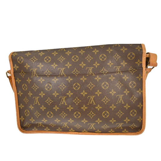 Louis Vuitton Sac Gibeciere Messenger Bag Monogram Canvas, BROWN, CANVAS, Shoulder bag