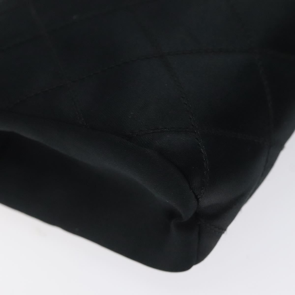 Chanel Vintage Clutch Silk, BLACK, SATIN, Clutche & pouche