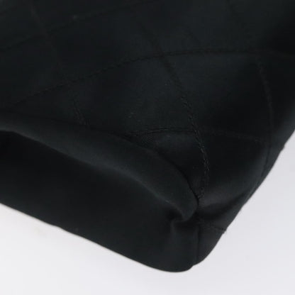 Chanel Vintage Clutch Silk, BLACK, SATIN, Clutche & pouche