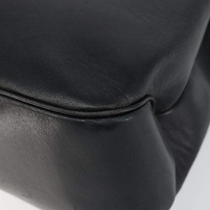 Salvatore Ferragamo Vala Shoulder Bag Leather, BLACK, LEATHER, Tote bag