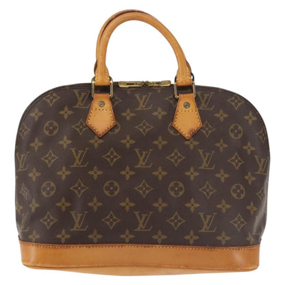 Louis Vuitton Alma Handbag Monogram Canvas, BROWN, CANVAS, Handbag