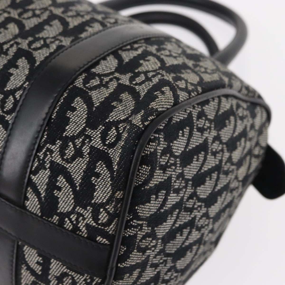 Christian Dior Vintage Trotter Boston Bag Diorissimo Canvas, BLACK, CANVAS, Travel bag