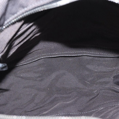 Hermes Herline Backpack Canvas, GRAY, CANVAS, Backpack