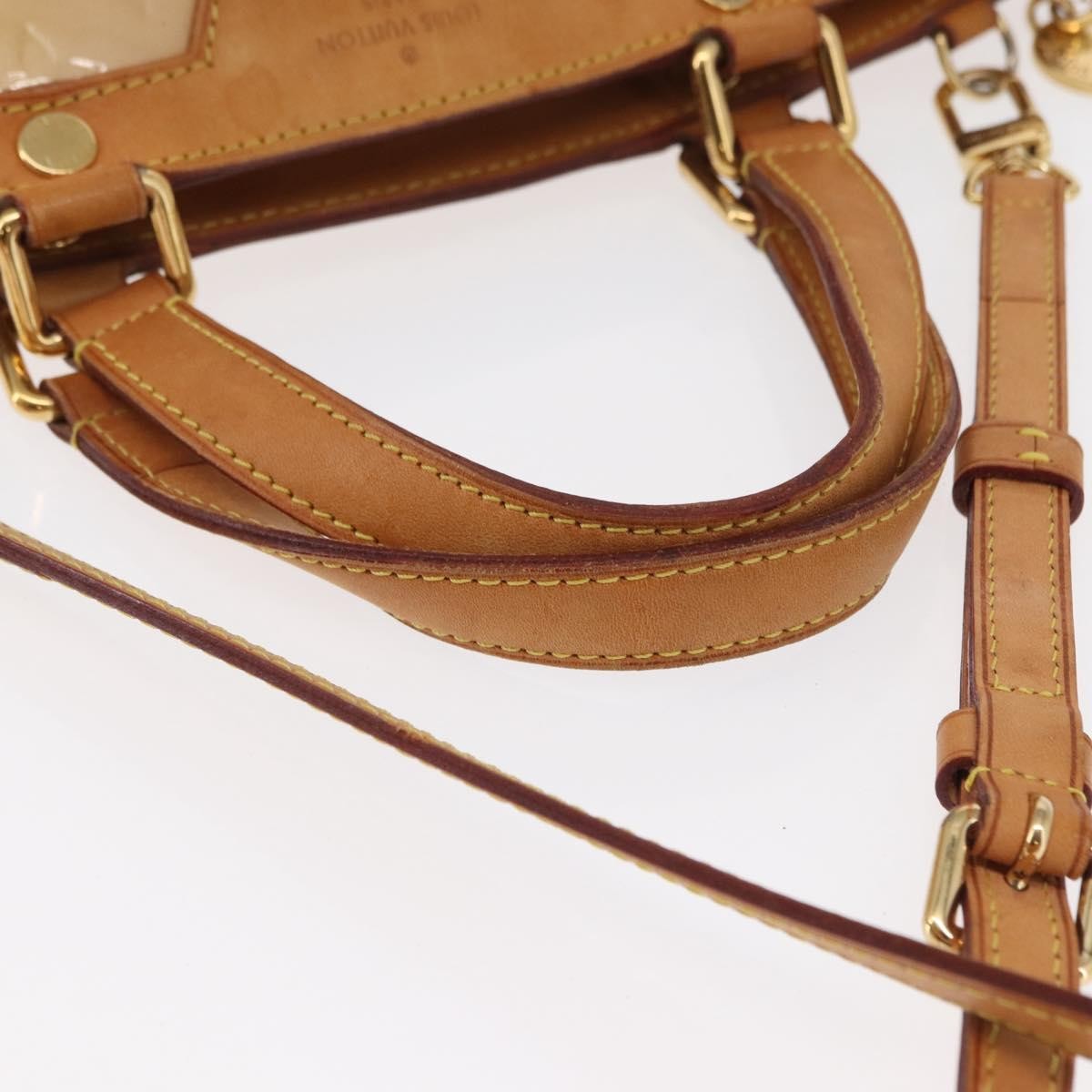 Louis Vuitton Brea Handbag Monogram Vernis, BEIGE, PATENT_LEATHER, Handbag