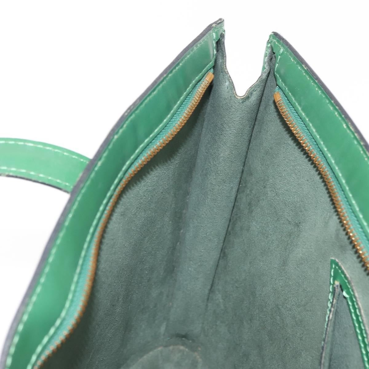 Louis Vuitton Saint Jacques Handbag Epi Leather, GREEN, LEATHER, Tote bag