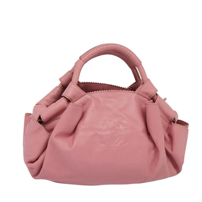 Loewe Anagram Logo Nappa Aire Hand Bag Leather, PINK, LEATHER, Handbag