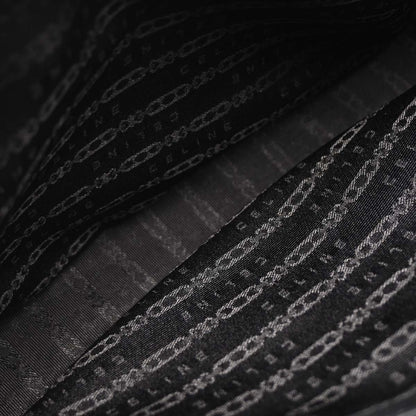 Celine Boogie Satchel Leather, BLACK, LEATHER, Handbag