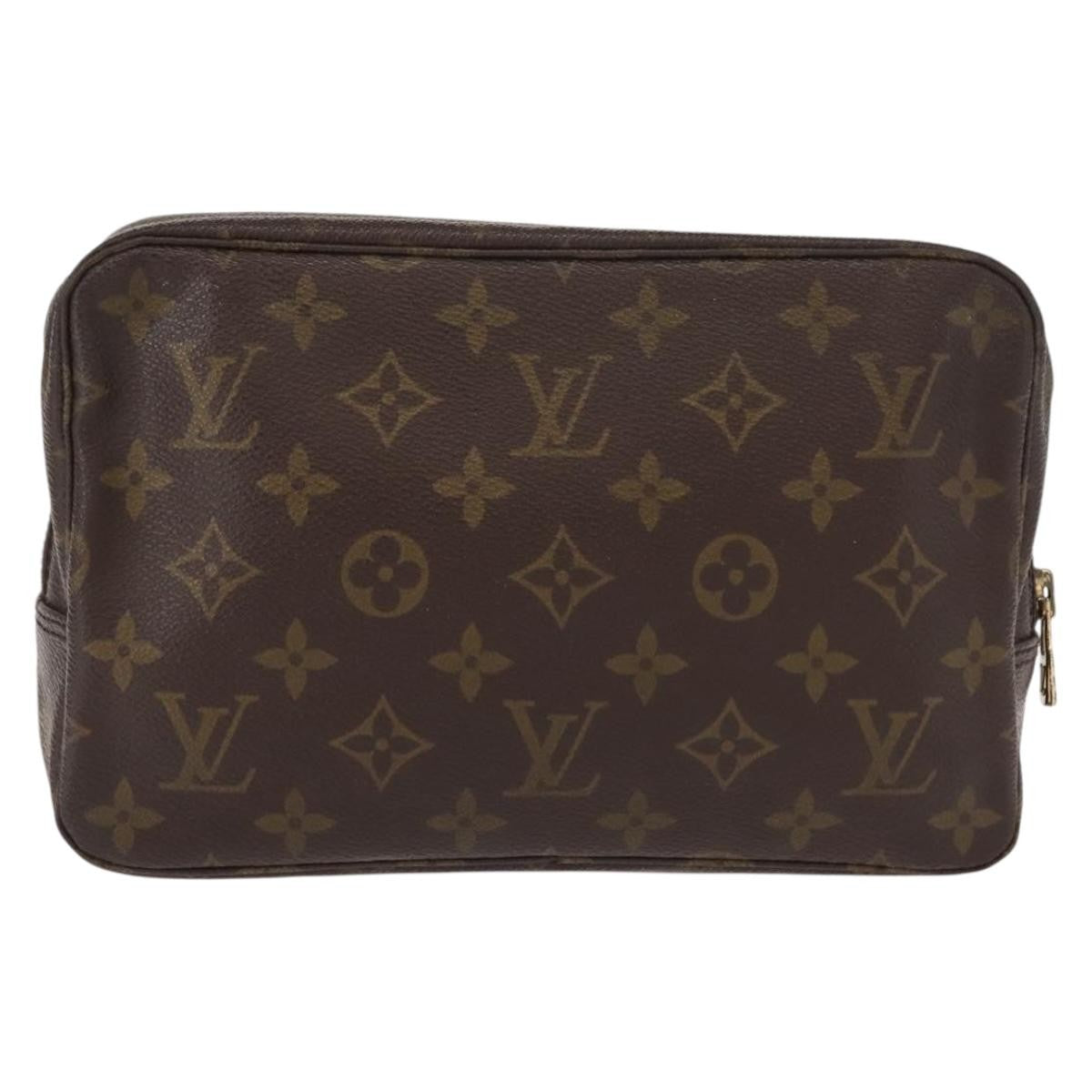 Louis Vuitton Trousse Toiletry Pouch Monogram Canvas, BROWN, CANVAS, Toiletry Case