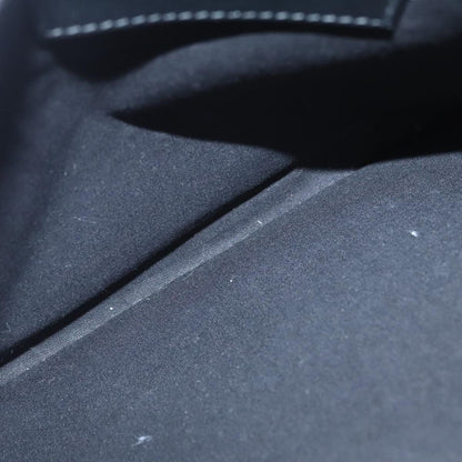 Balenciaga Navy Zip Pouch Canvas and Leather, BLACK, CANVAS, Clutche & pouche