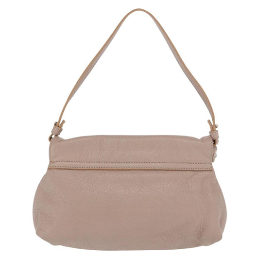 Chloe Lily Shoulder bag Leather, BEIGE, LEATHER, Handbag