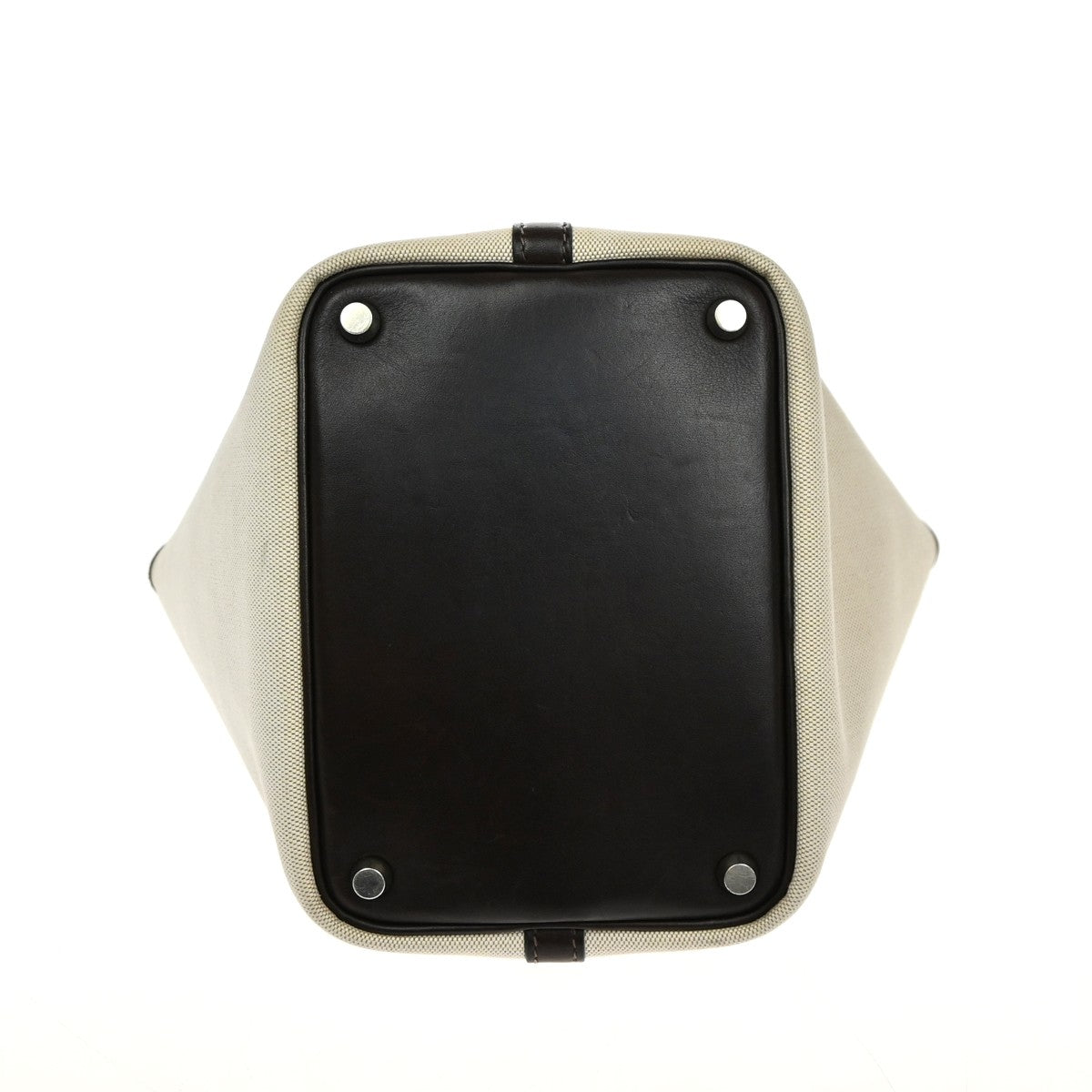 Hermes Picotin Bag Toile and Leather, BEIGE, CANVAS, Handbag