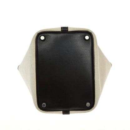 Hermes Picotin Bag Toile and Leather, BEIGE, CANVAS, Handbag