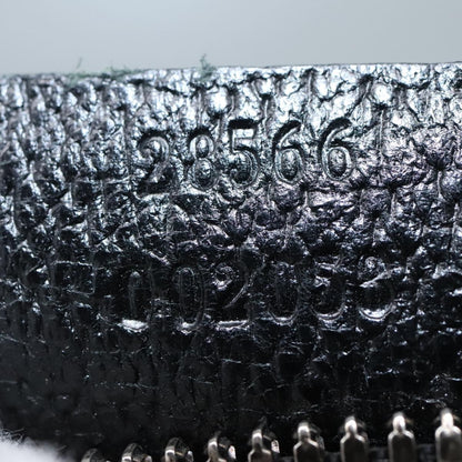 Gucci Vintage Double Belt Bag GG Canvas with Leather, BLACK, CANVAS, Clutche & pouche