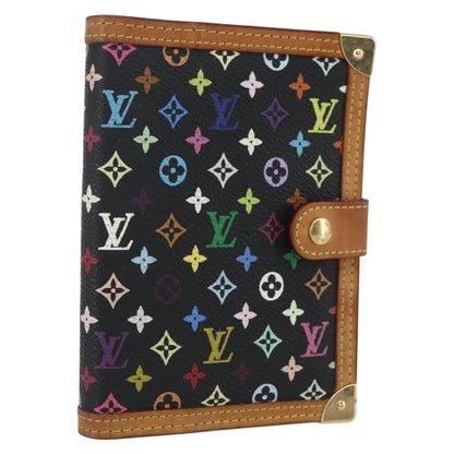 Louis Vuitton Agenda Cover Canvas Multicolor, BLACK, CANVAS, Wallets