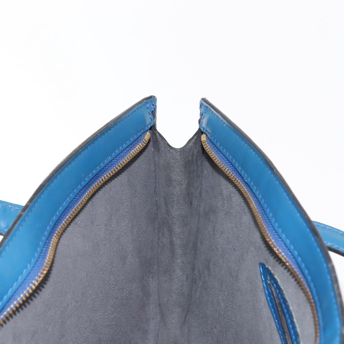 Louis Vuitton Saint Jacques Handbag Epi Leather, BLUE, LEATHER, Shoulder bag