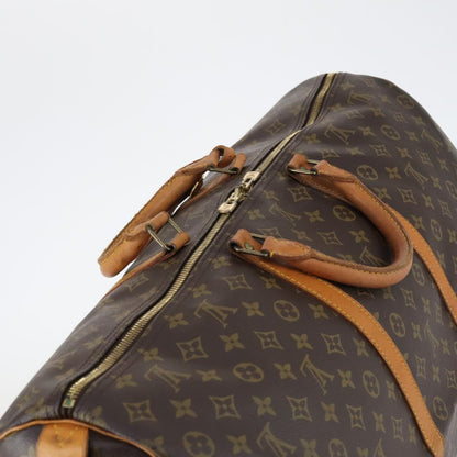 Louis Vuitton Keepall Bag Monogram Canvas, BROWN, CANVAS, Travel bag