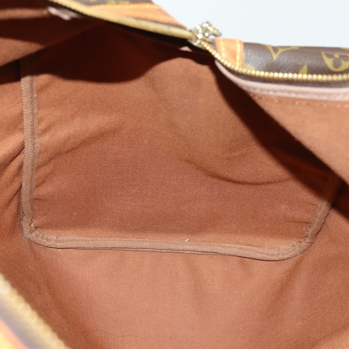Louis Vuitton Sac Souple Handbag Monogram Canvas, BROWN, CANVAS, Travel bag