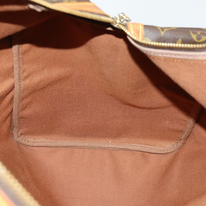 Louis Vuitton Sac Souple Handbag Monogram Canvas, BROWN, CANVAS, Travel bag