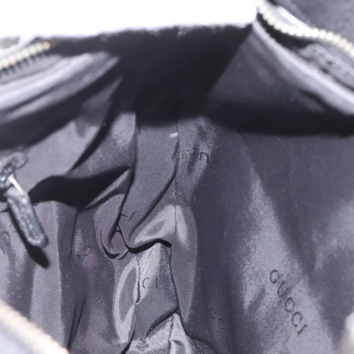 Gucci Attache Shoulder Bag Leather, BLACK, LEATHER, Shoulder bag