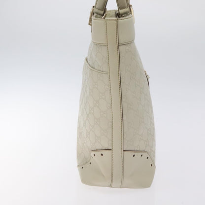Gucci Punch Tote Guccissima Leather, WHITE, CANVAS, Tote bag