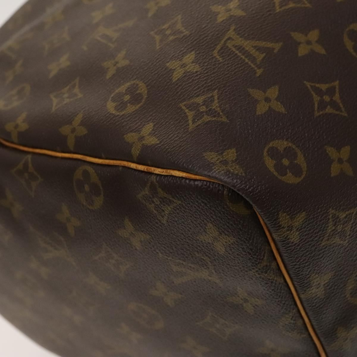 Louis Vuitton Keepall Bag Monogram Canvas, BROWN, CANVAS, Travel bag