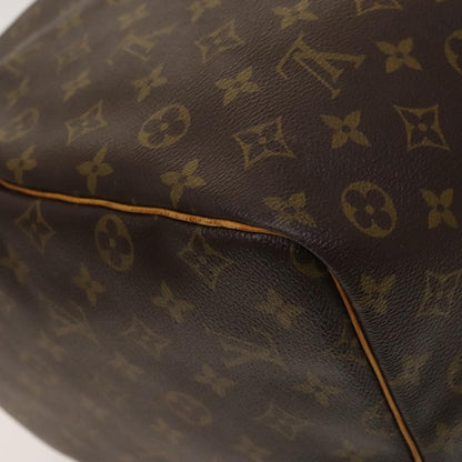 Louis Vuitton Keepall Bag Monogram Canvas, BROWN, CANVAS, Travel bag