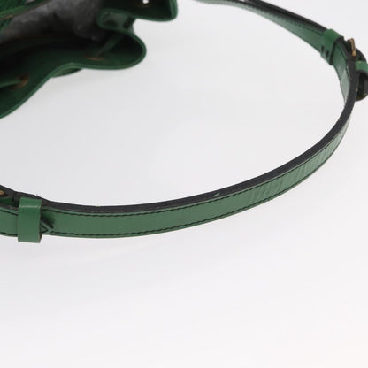 Louis Vuitton Petit Noe Handbag Epi Leather, GREEN, LEATHER, Shoulder bag
