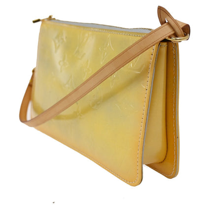 Louis Vuitton Lexington Pochette Monogram Vernis, YELLOW, PATENT_LEATHER, Clutche & pouche