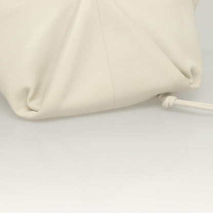 Bottega Veneta BV Trine Fold Clutch Leather, WHITE, LEATHER, Clutche & pouche