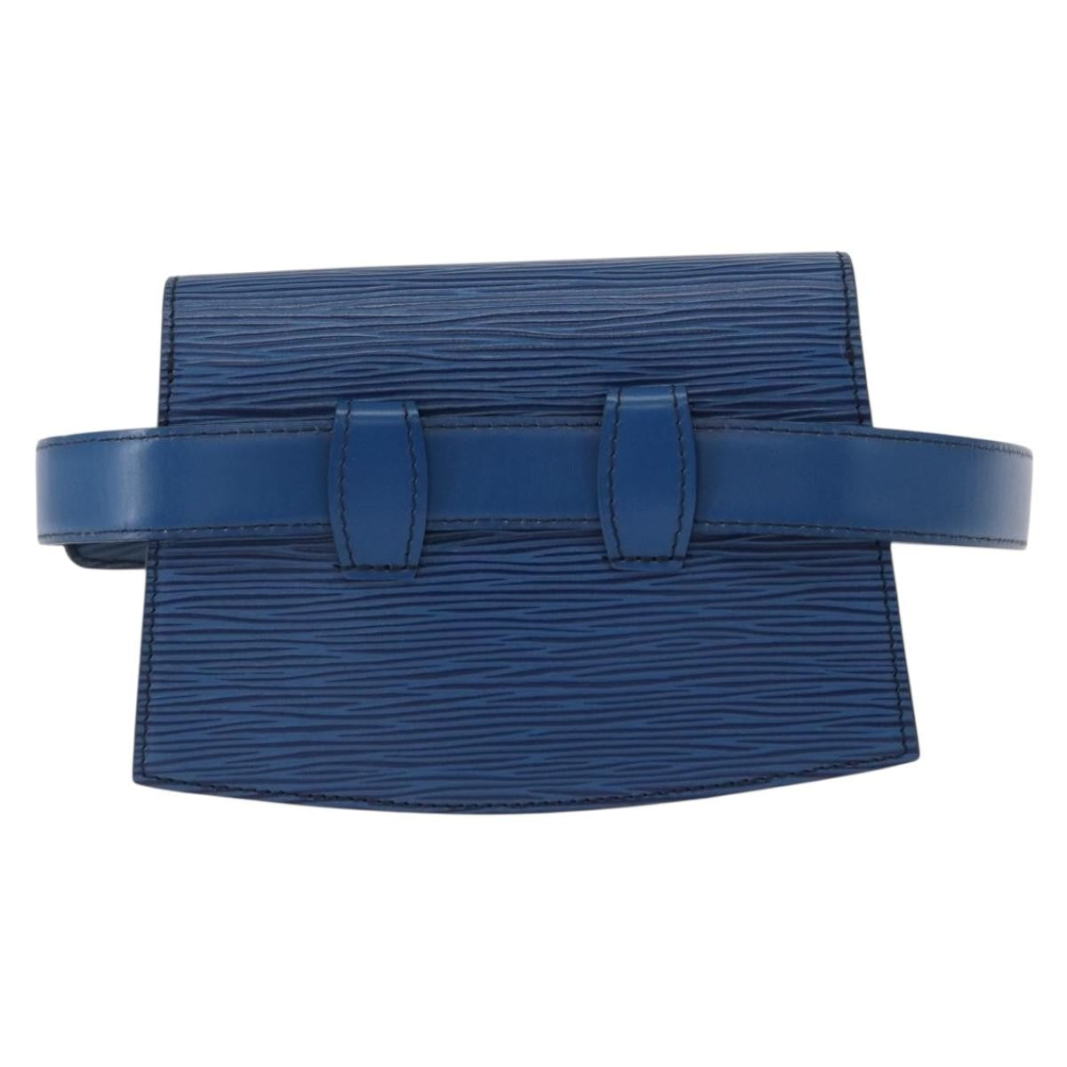 Louis Vuitton Tilsitt Bum Bag Epi Leather, BLUE, LEATHER, Clutche & pouche