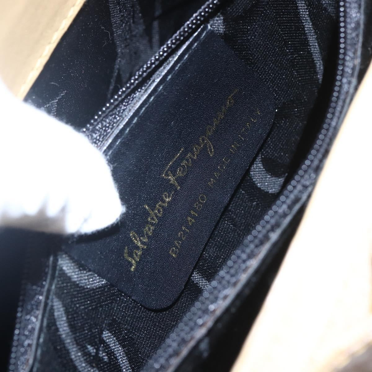 Salvatore Ferragamo Vala Handbag Canvas, YELLOW, CANVAS, Handbag