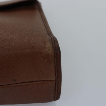 Burberry Vintage Pouch Leather, Brown, Leather, Clutch