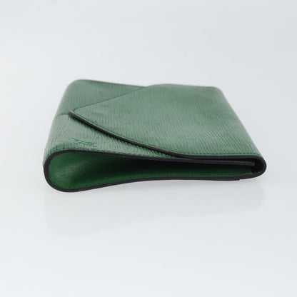 Louis Vuitton Art Deco Clutch Epi Leather, GREEN, LEATHER, Clutche & pouche