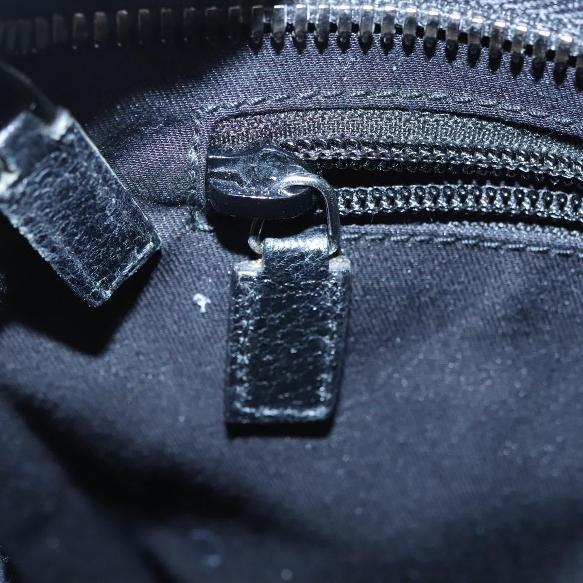 Gucci Vintage Flat Messenger Bag GG Canvas, BLACK, CANVAS, Shoulder bag