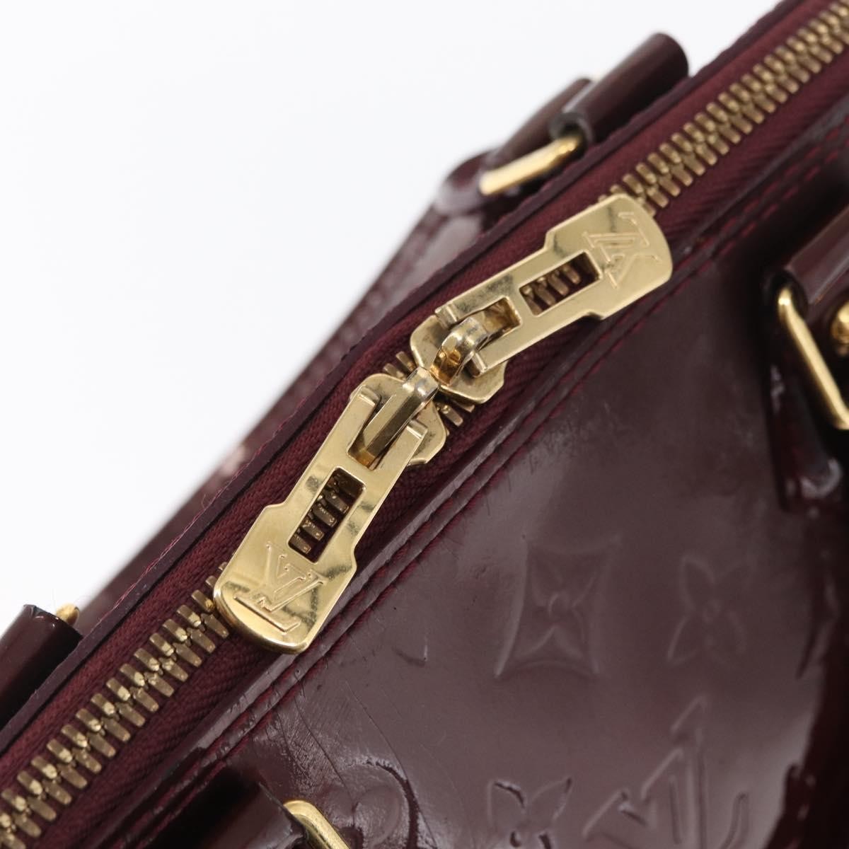 Louis Vuitton Alma Handbag Patent Leather, Red, Patent Leather, Handbag