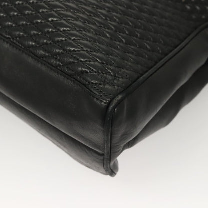 Bally Vintage Tote Bag Leather, Black, Leather, Tote Bag