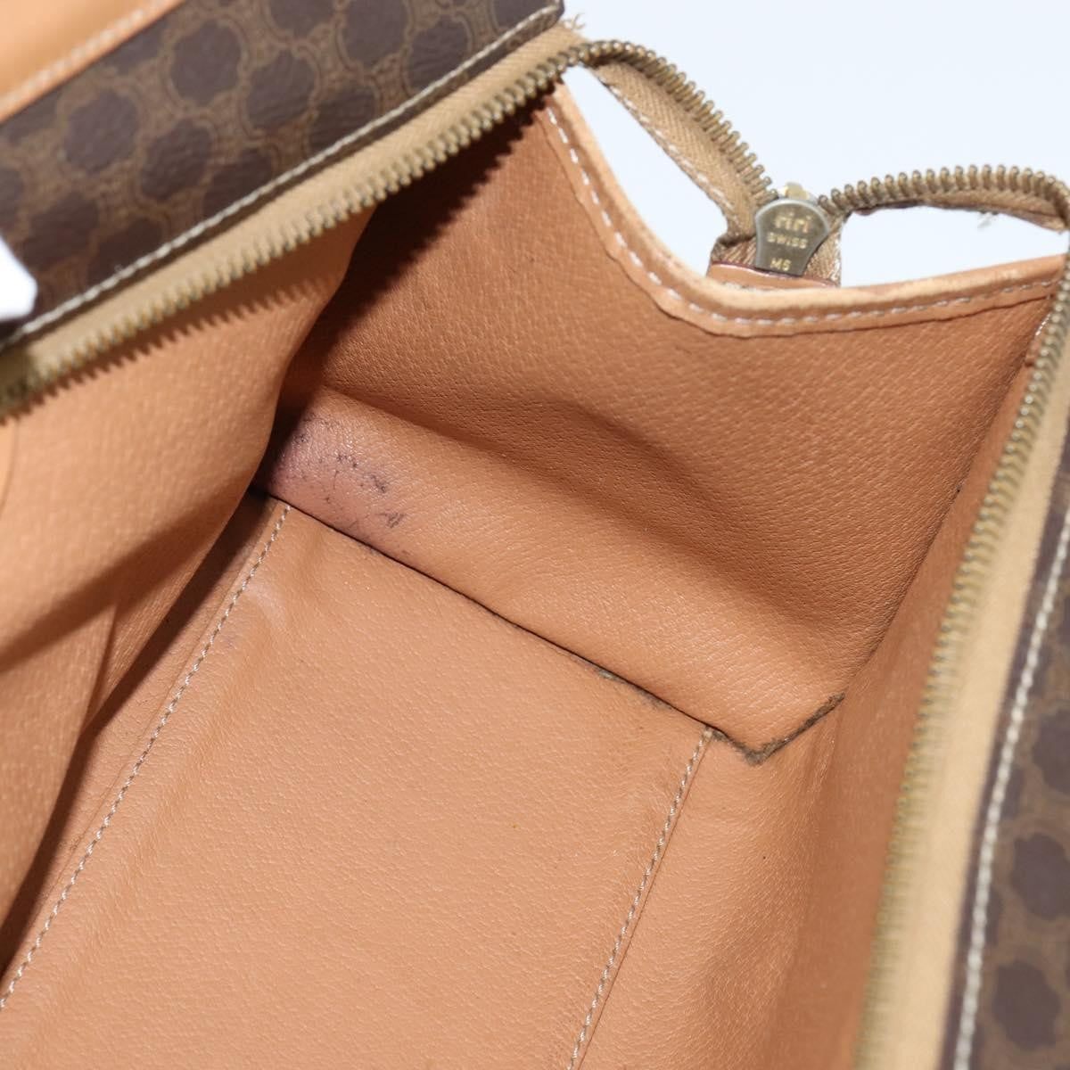 Celine Vintage Macadam Tote bag Canvas, BROWN, CANVAS, Tote bag