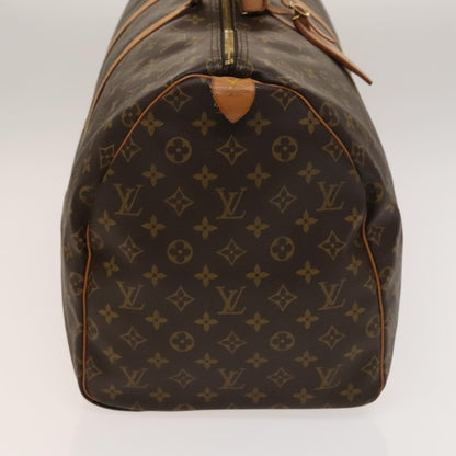Louis Vuitton Keepall Bag Monogram Canvas, BROWN, CANVAS, Travel bag