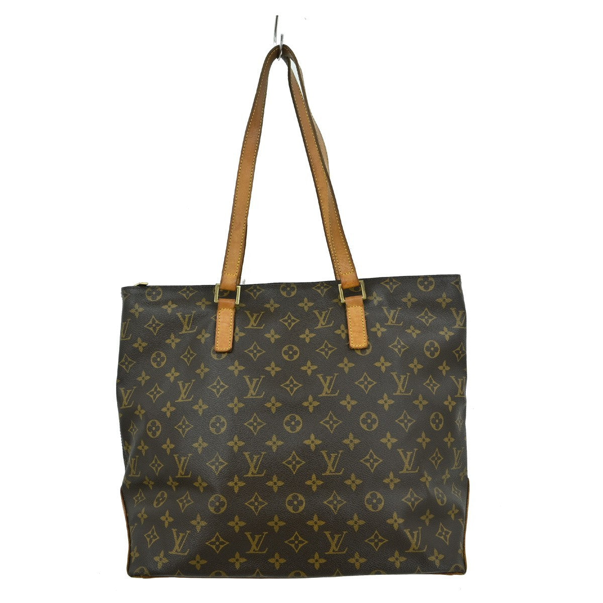 Louis Vuitton Cabas Mezzo Monogram Canvas, BROWN, CANVAS, Tote bag