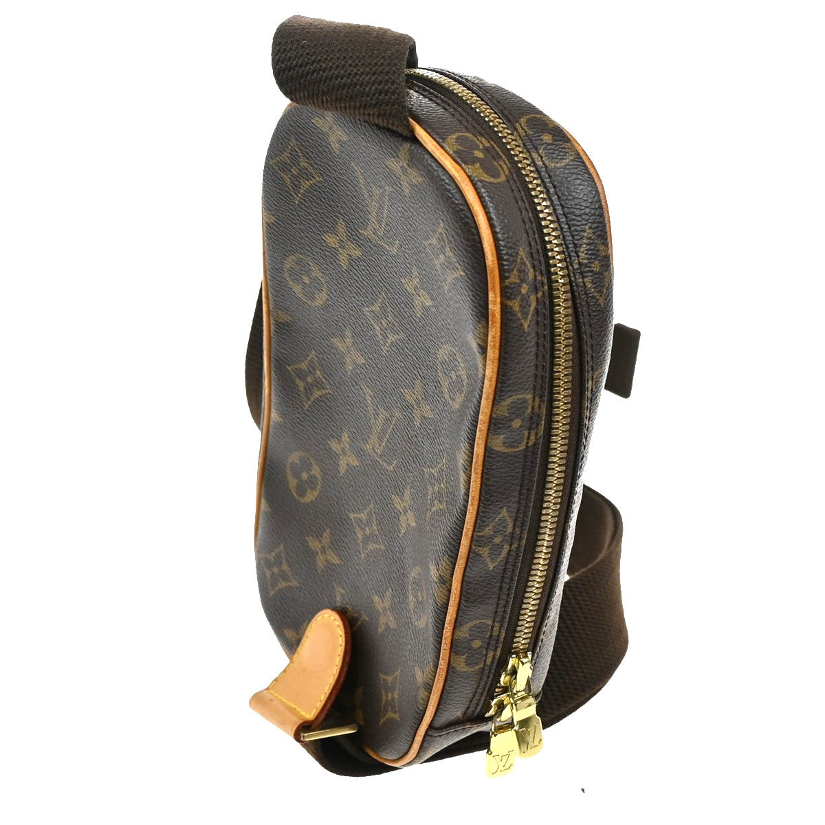 Louis Vuitton Pochette Gange Monogram Canvas, BROWN, CANVAS, Shoulder bag
