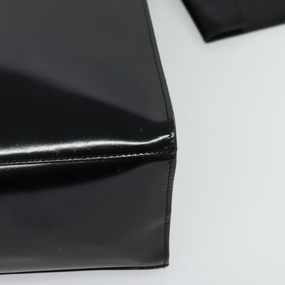 Salvatore Ferragamo Shopper Tote Leather, BLACK, PATENT_LEATHER, Tote bag