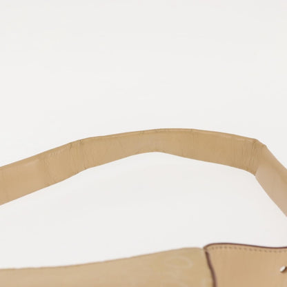 Celine Macadam Shoulder Bag Canvas, BEIGE, CANVAS, Shoulder bag