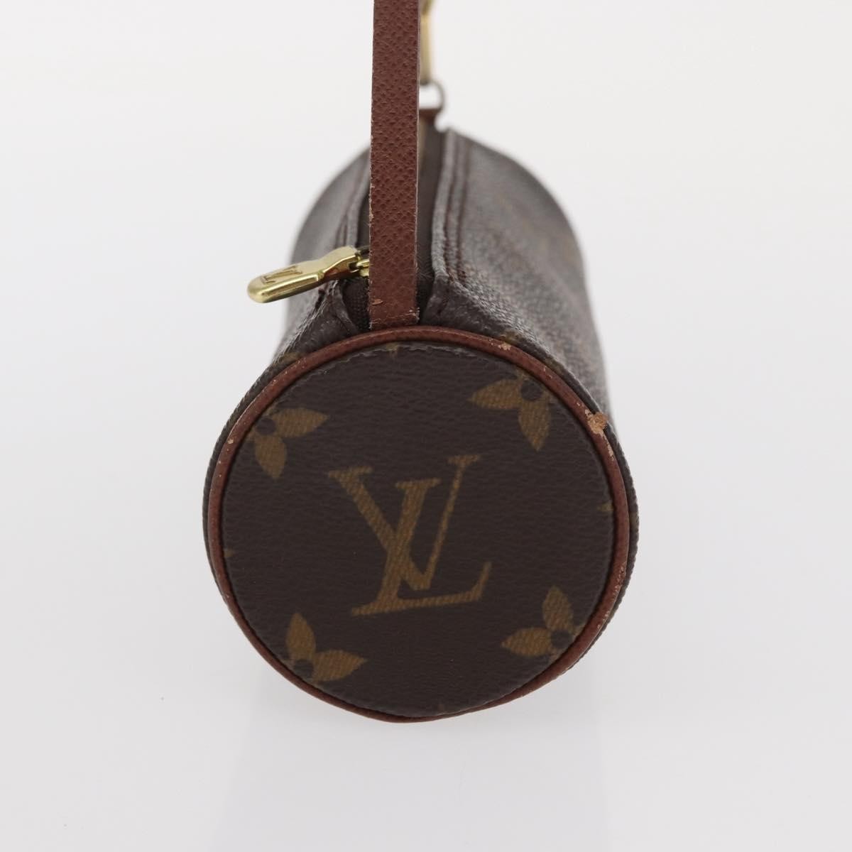 Louis Vuitton Papillon Pochette Monogram Canvas, BROWN, CANVAS, Clutche & pouche