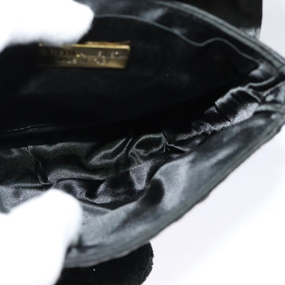 Bottega Veneta Intrecciato Clutch bag Calfskin, BLACK, SATIN, Shoulder bag