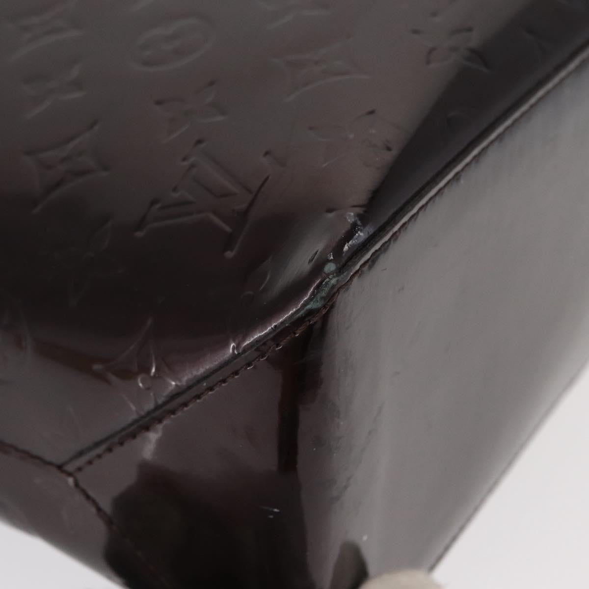 Louis Vuitton Wilshire Handbag Monogram Vernis, PURPLE, PATENT_LEATHER, Handbag