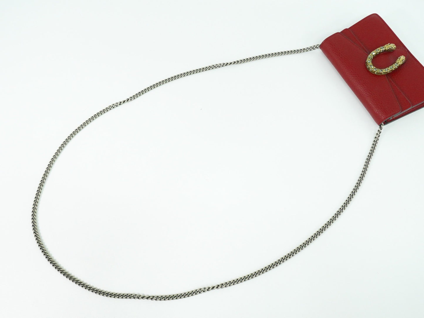 Gucci Dionysus Bag Leather, RED, LEATHER, Crossbody bag